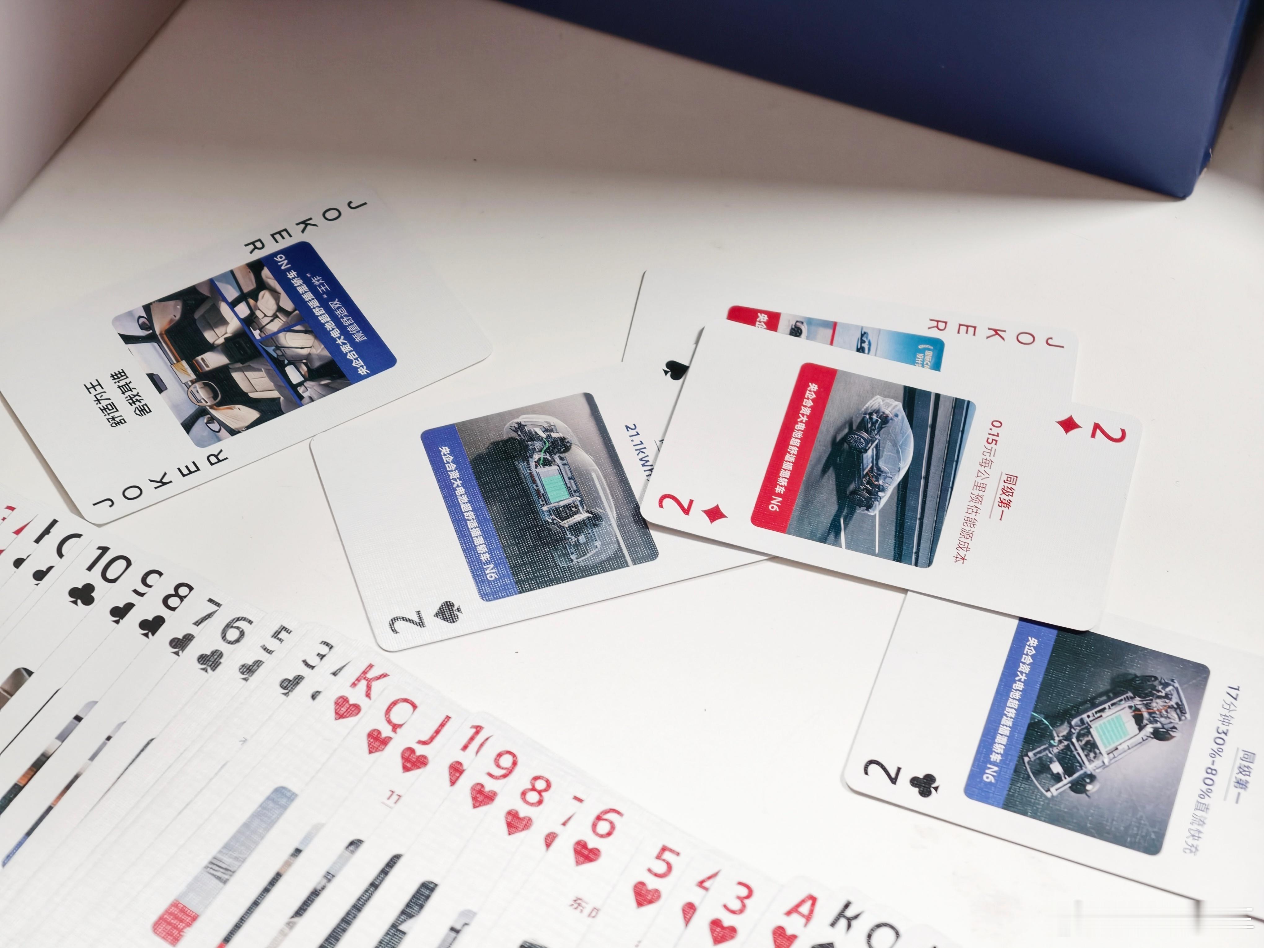 东风日产N6 太会整活了，把N6的“两个王4个2”直接做成了鸿运扑克牌，春节带它