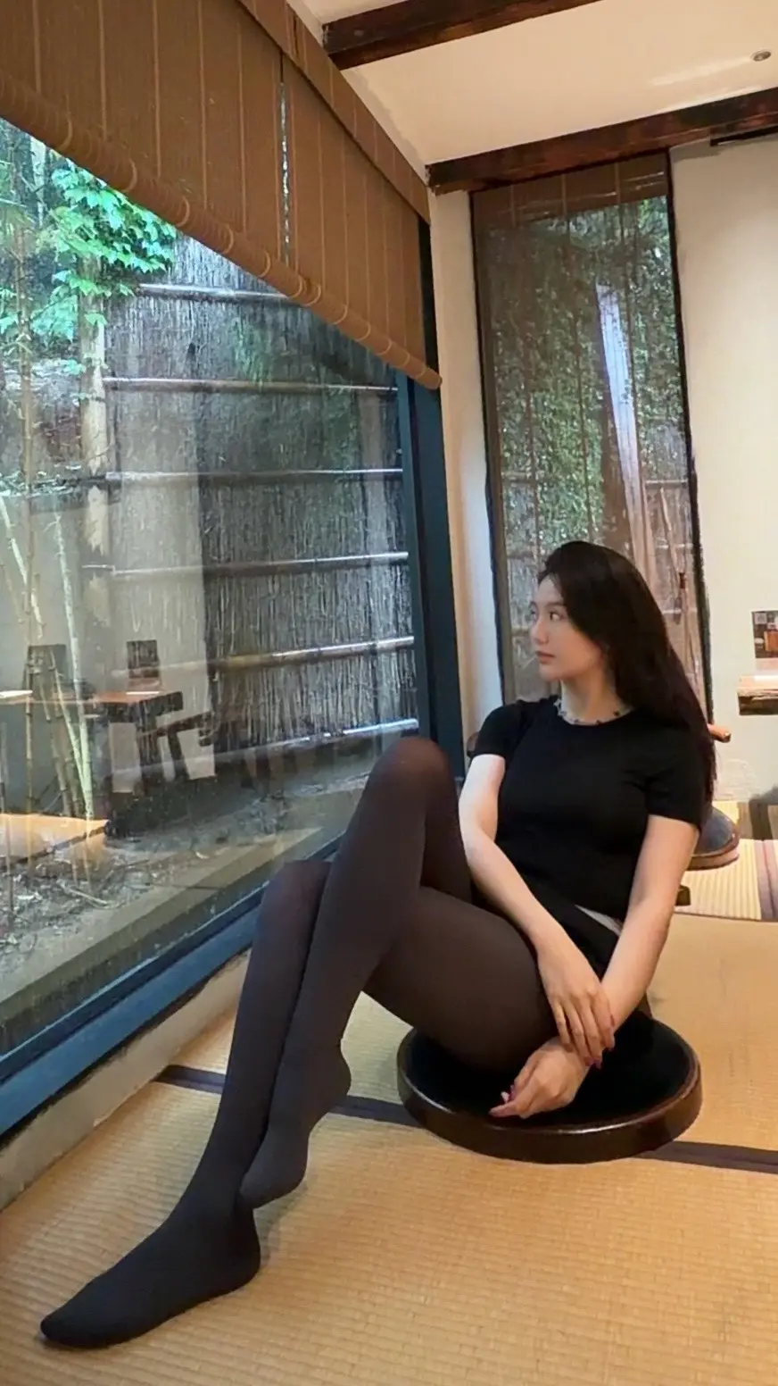 丝袜穿搭 静谧时光 松弛感生活 治愈系生活 东方生活美学