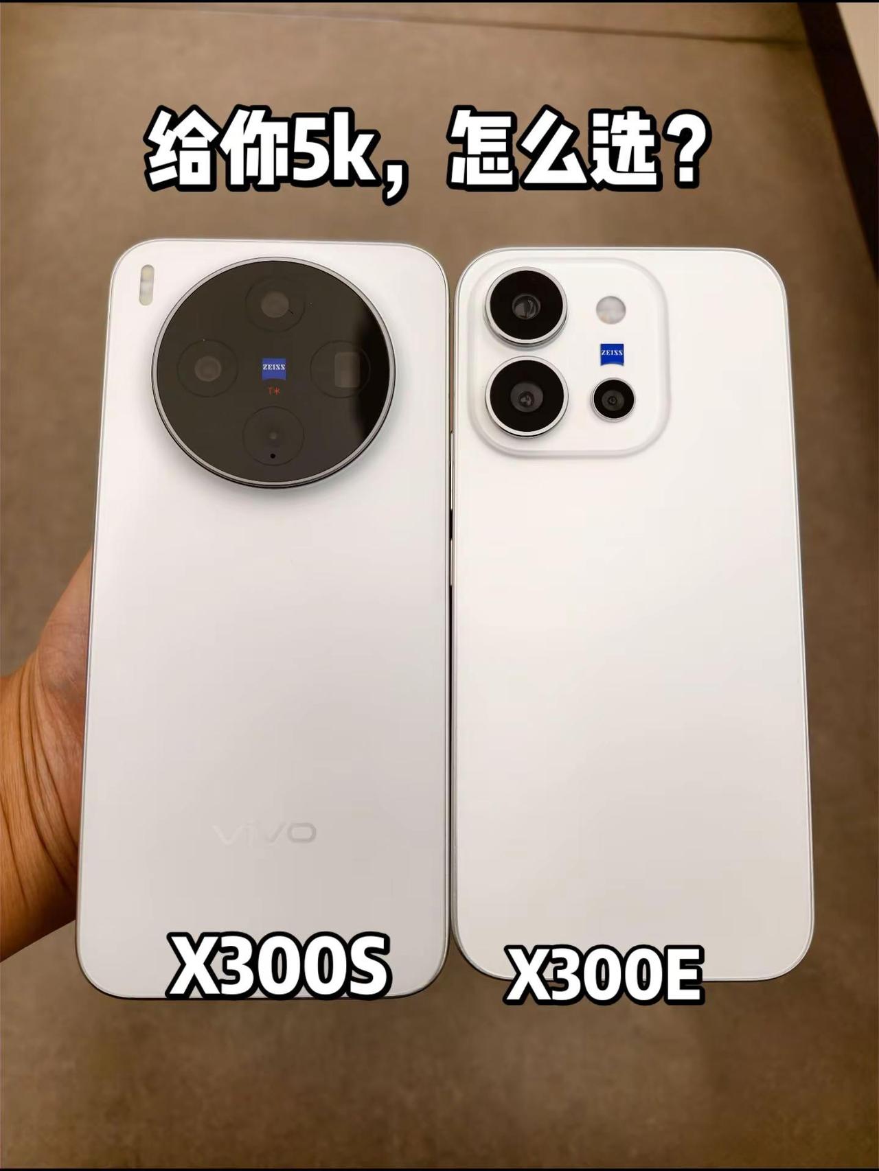 给你5K,你怎么选？怎么选 极限二选一 vivoX300E vivoX300S