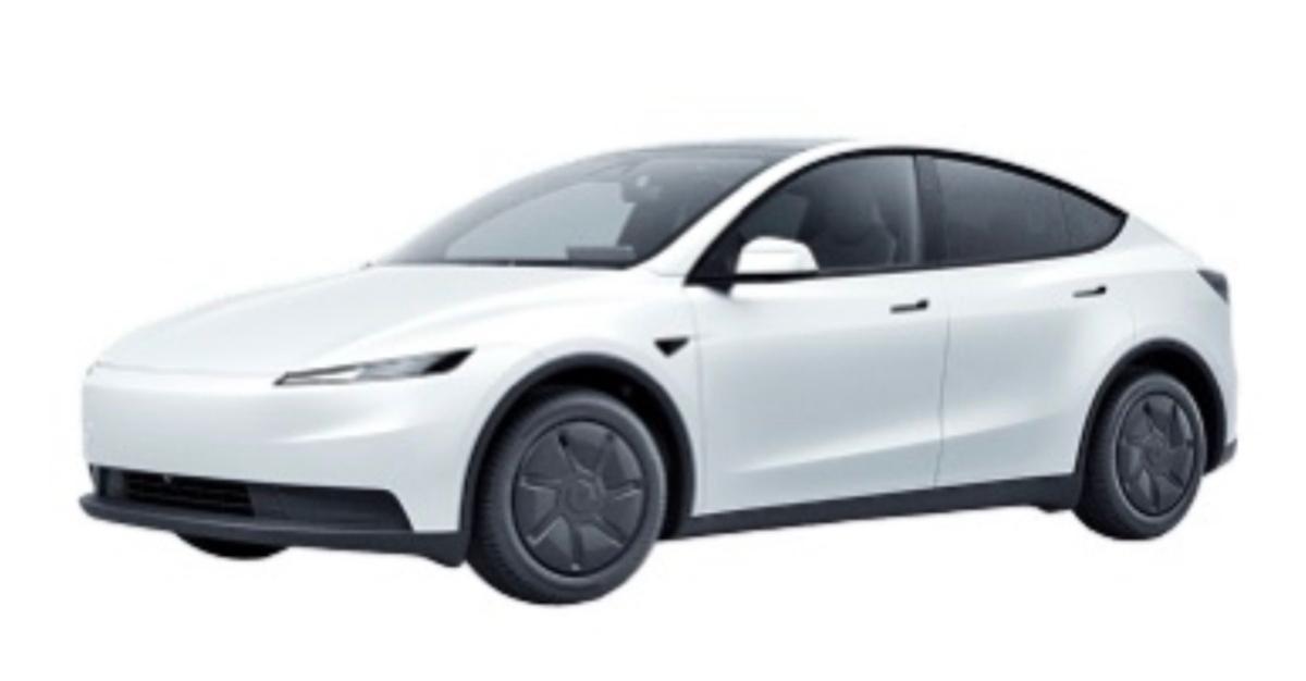 「廉价特斯拉Model Y」又清晰了一点儿。
-没有贯穿灯，没有全景天幕；
-重