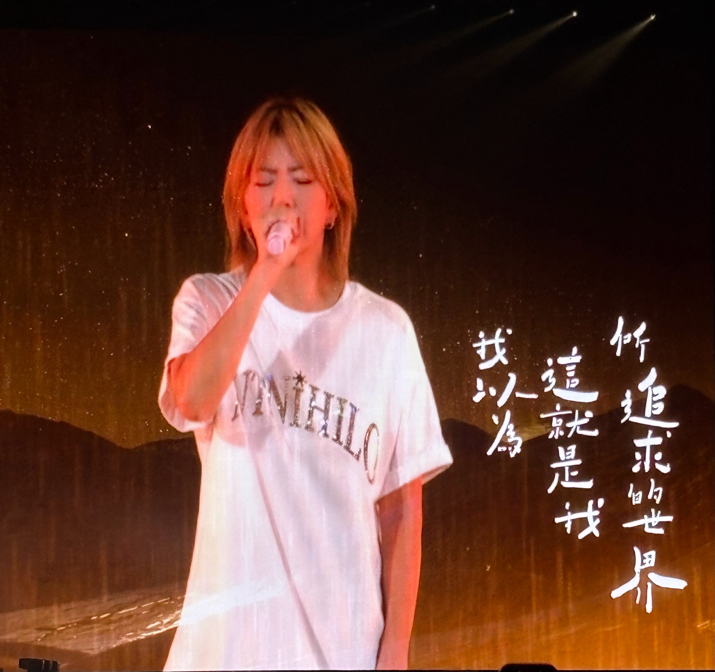 昨天是此生第一次坐在现场听到孙燕姿唱歌，喉咙意料之中的哑了。整场过程有点像回到小