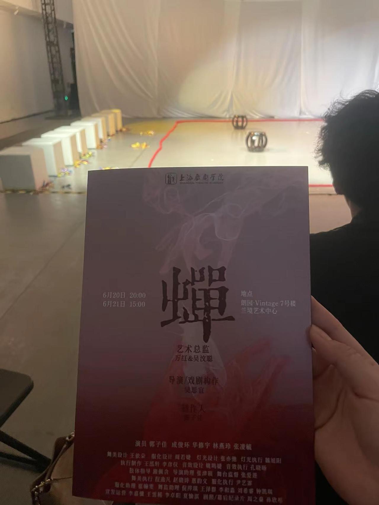 看《蝉》融合话剧 这个剧好高级呀！蝉，禅，缠，馋……一个物理意义的蝉，一个生命体