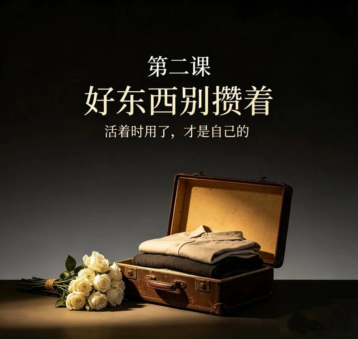 “读懂死亡九堂课，才看懂半生都活错了！” 