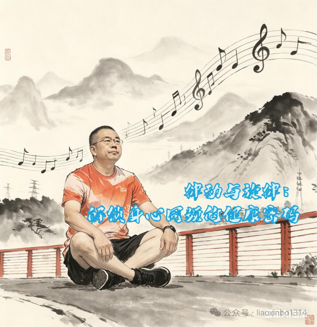 【律动与旋律：解锁身心同频的健康密码】
清晨的公园、傍晚的江边，总能看见慢跑者戴
