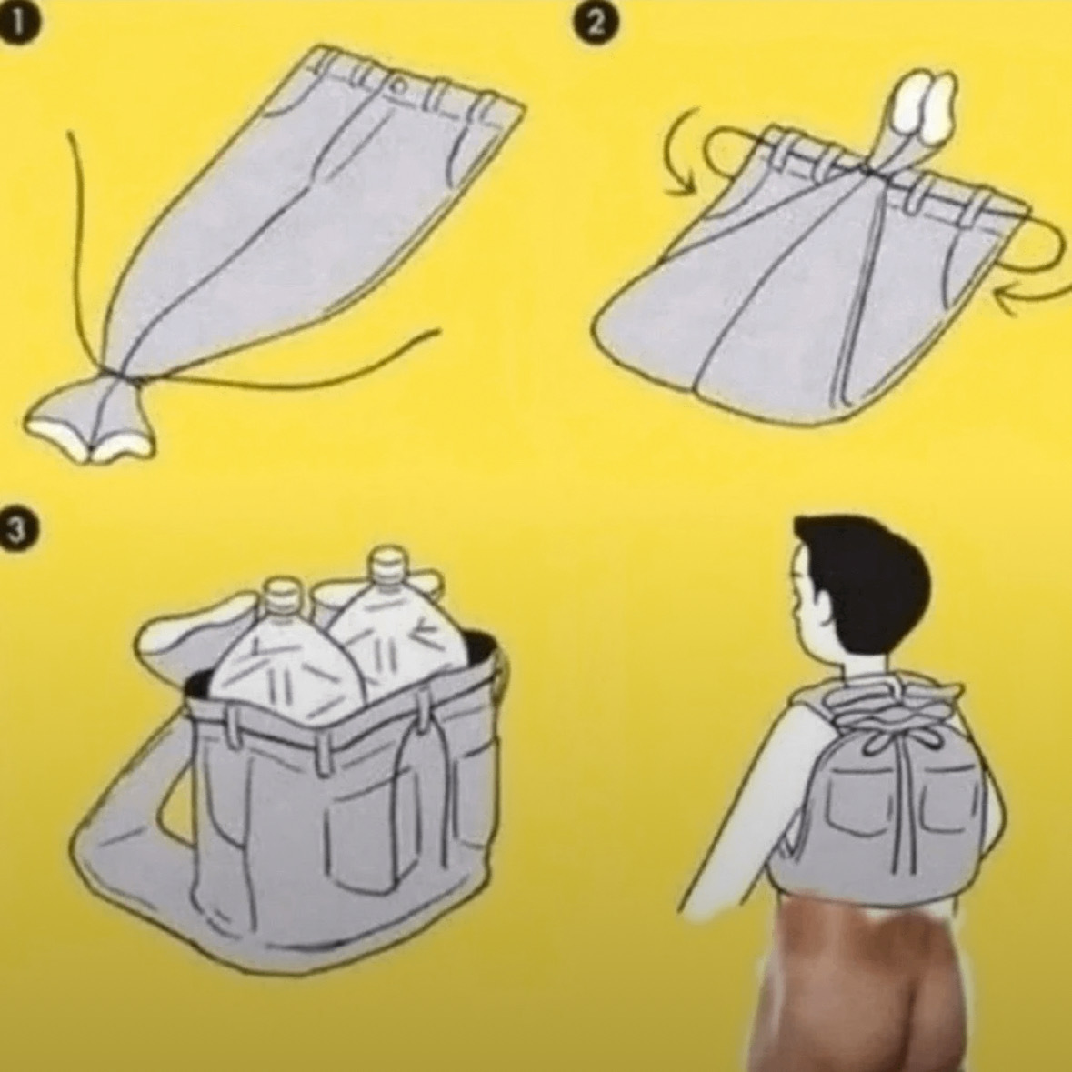 户外徒步打包小技巧 