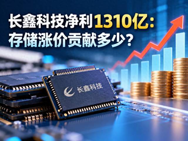 长鑫科技净利1310亿：存储涨价贡献多少？