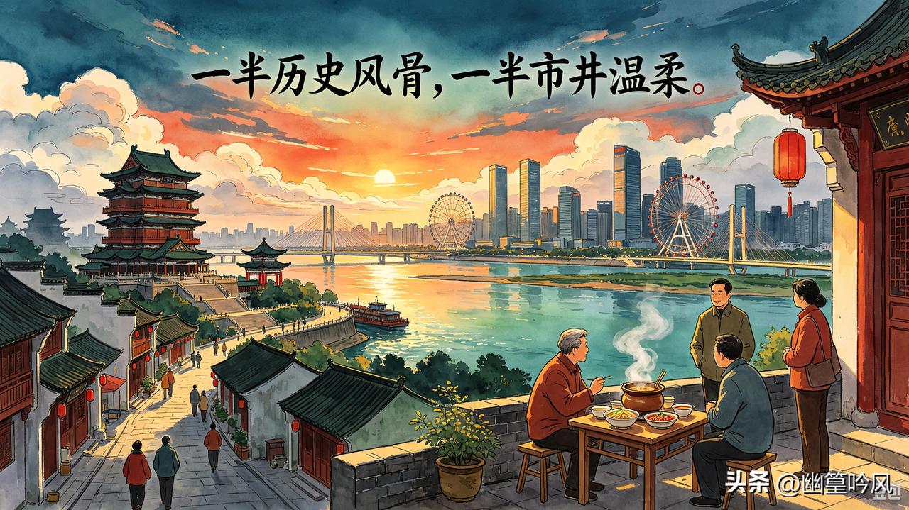 有人说它存在感不高，在中部一众省会里显得低调；也有人来过之后，被这里浓烈的烟火气