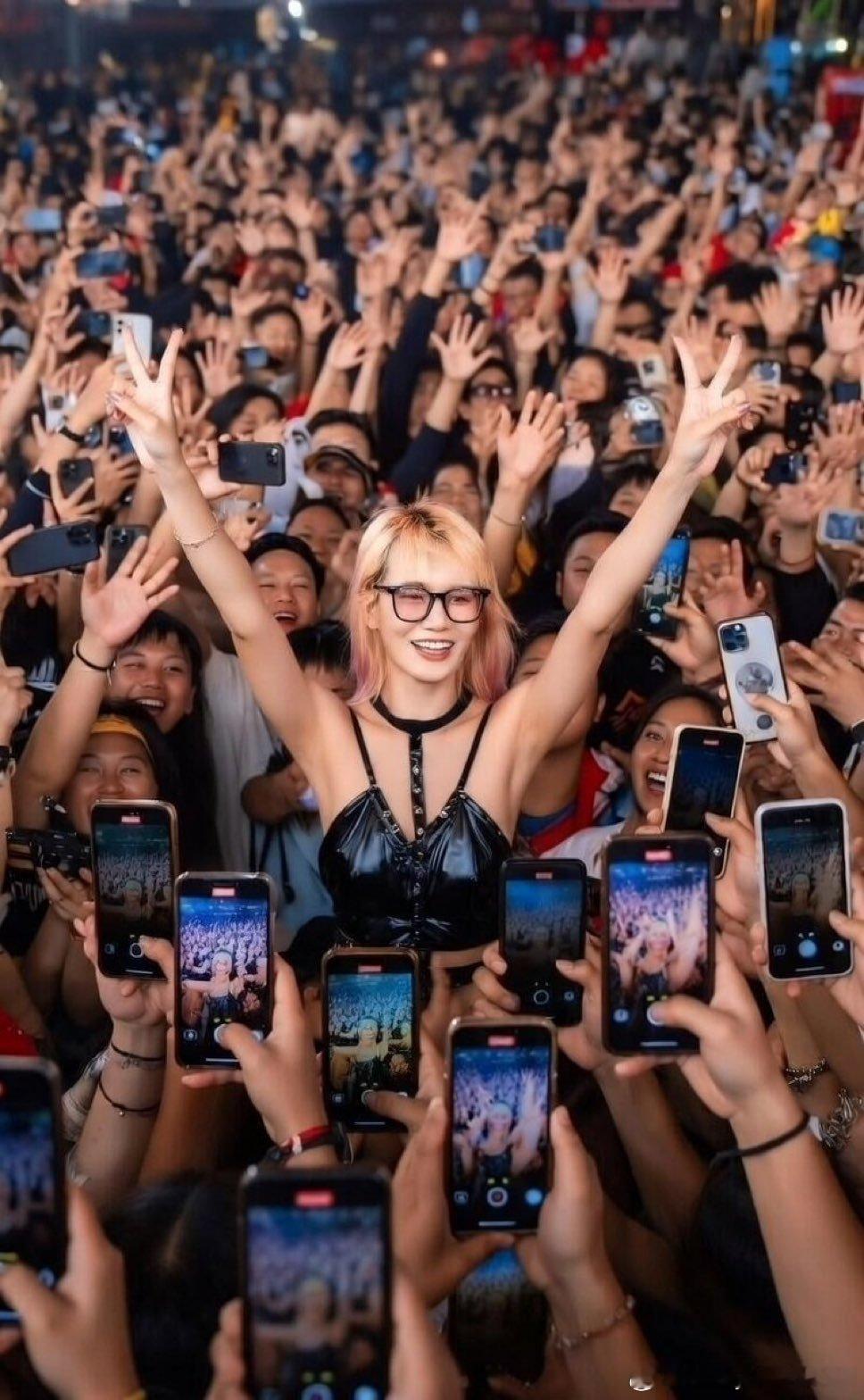 她拍下了一张封神的人生照片 