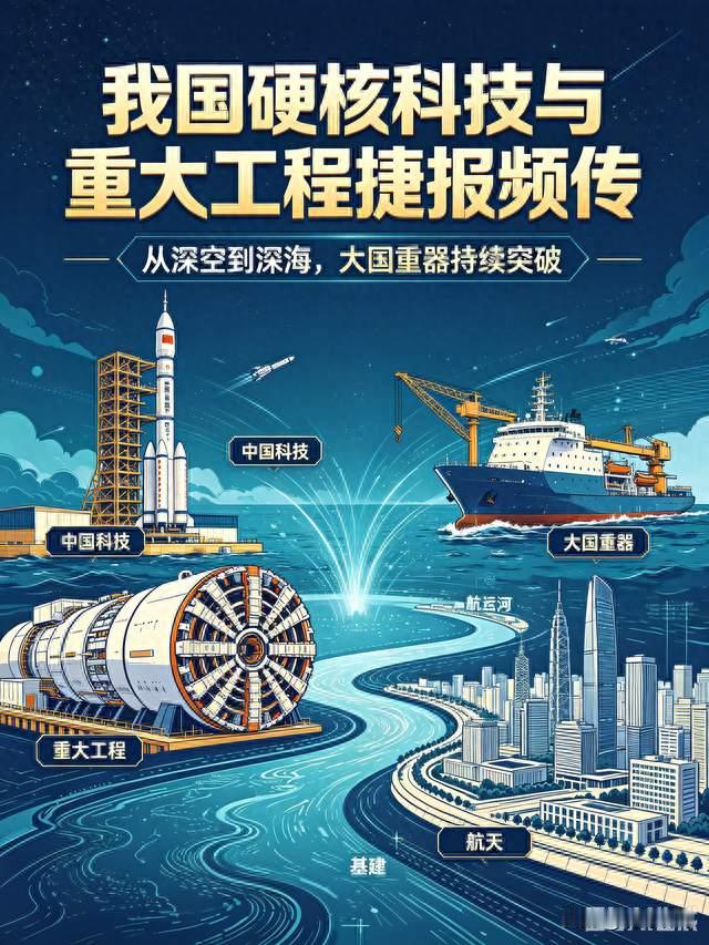 硬核科技与重大工程捷报频传，大国重器书写中国力量