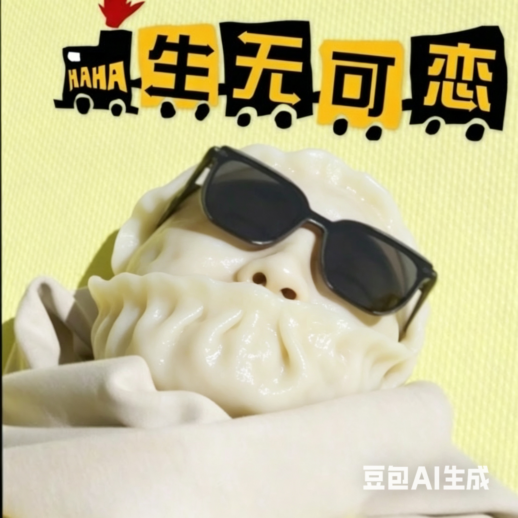 鹿晗看见陈赫想吃饺子了 家人们，陈赫是节目要求套麻袋，还是他自己想套？这太抽象了