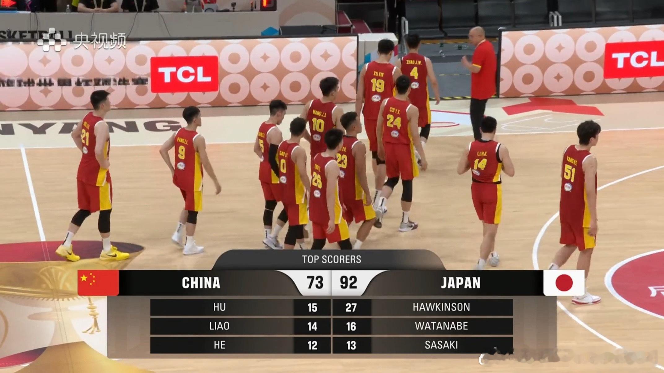 惨案！继2024年亚预赛时隔88年在FIBA赛事中再度击败中国男篮之后，日本男篮