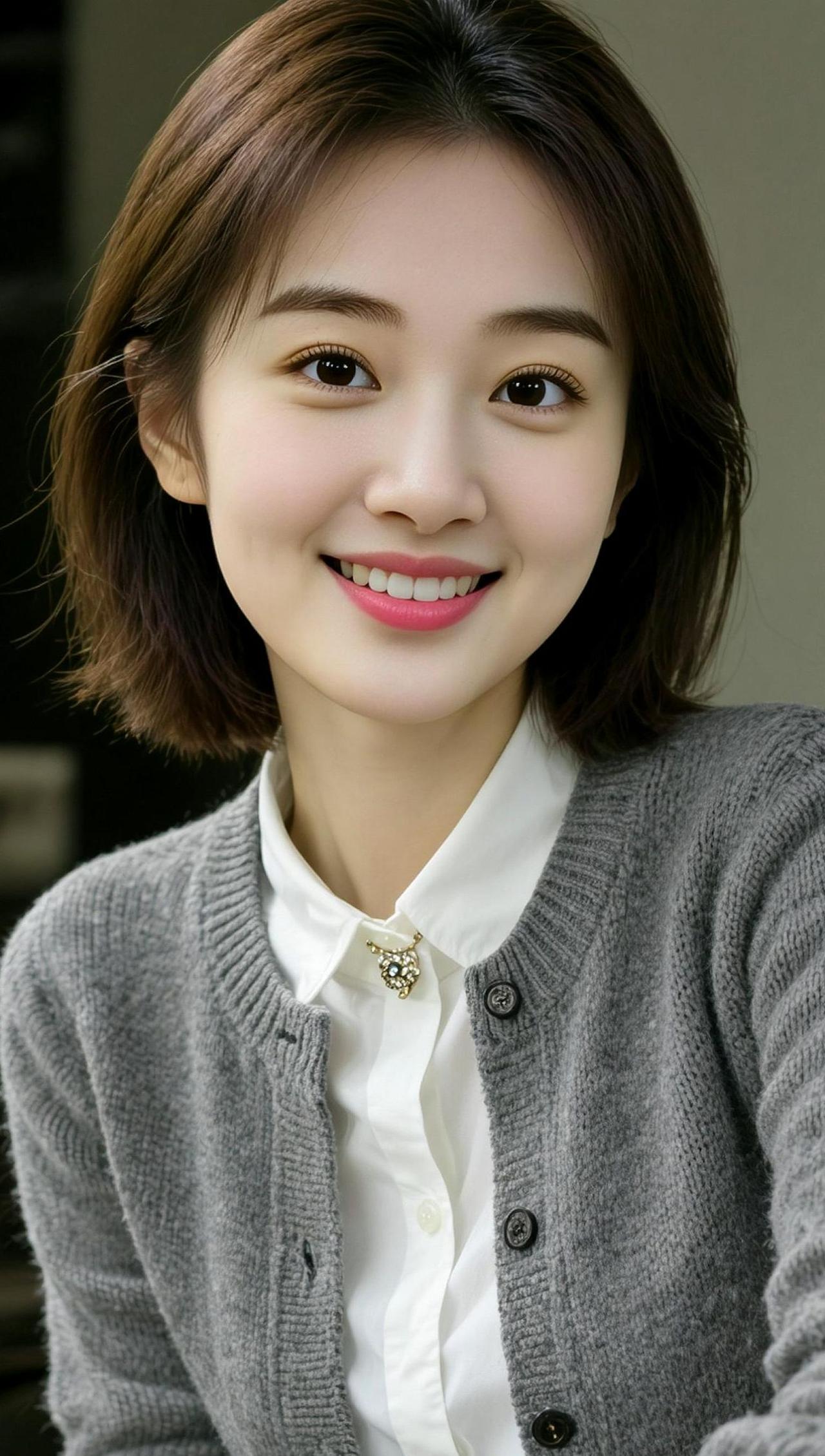 AI日系清透自拍 随变ai随便玩 短发女孩上线