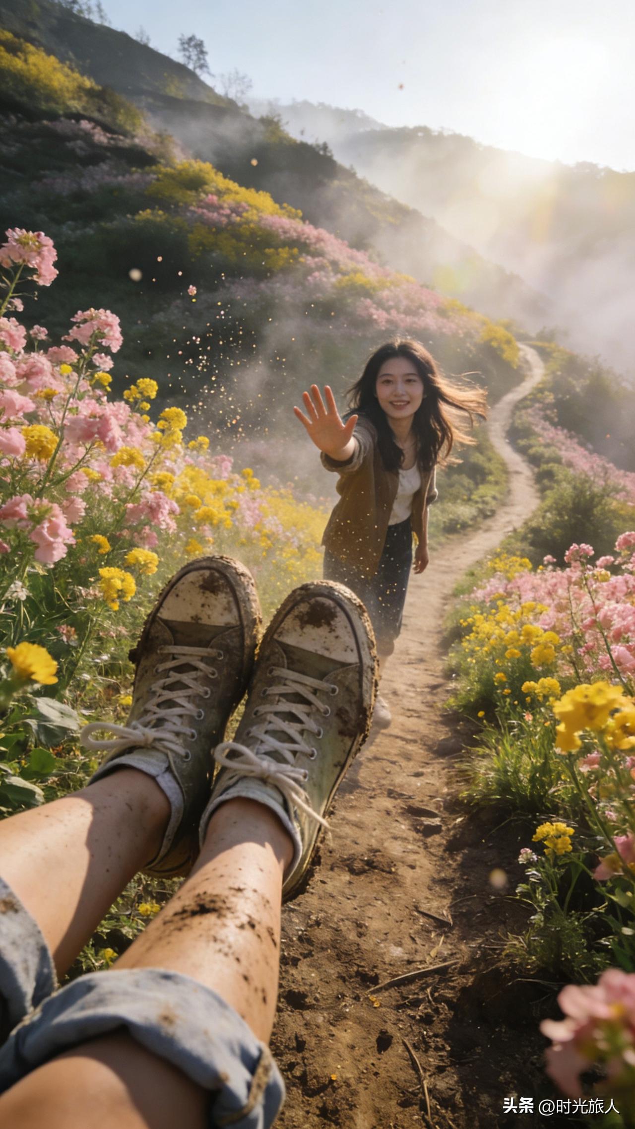 久闻先生才思敏捷，小妹苦思数日，得一上联，却始终对不出满意的下联。
今早路过田埂