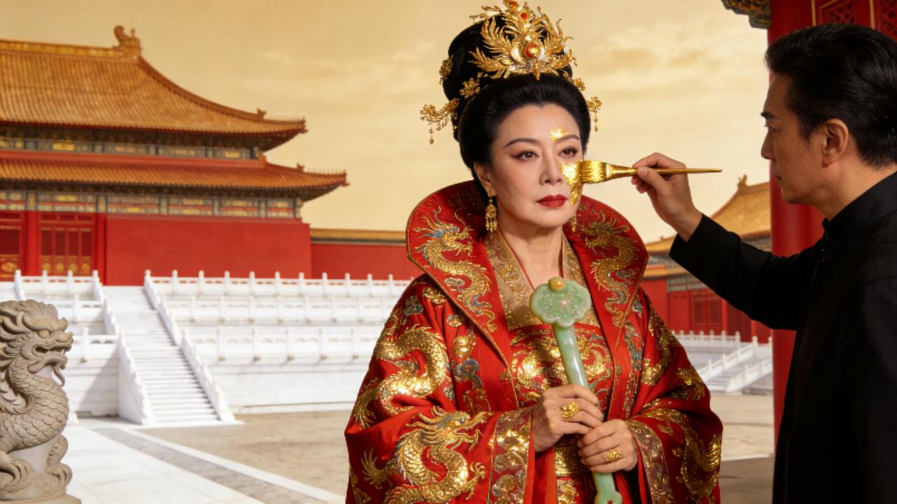 75岁刘晓庆微短剧《武则天传奇》杀青！一天只睡4小时，毛戈平操刀妆造呼应广电精品