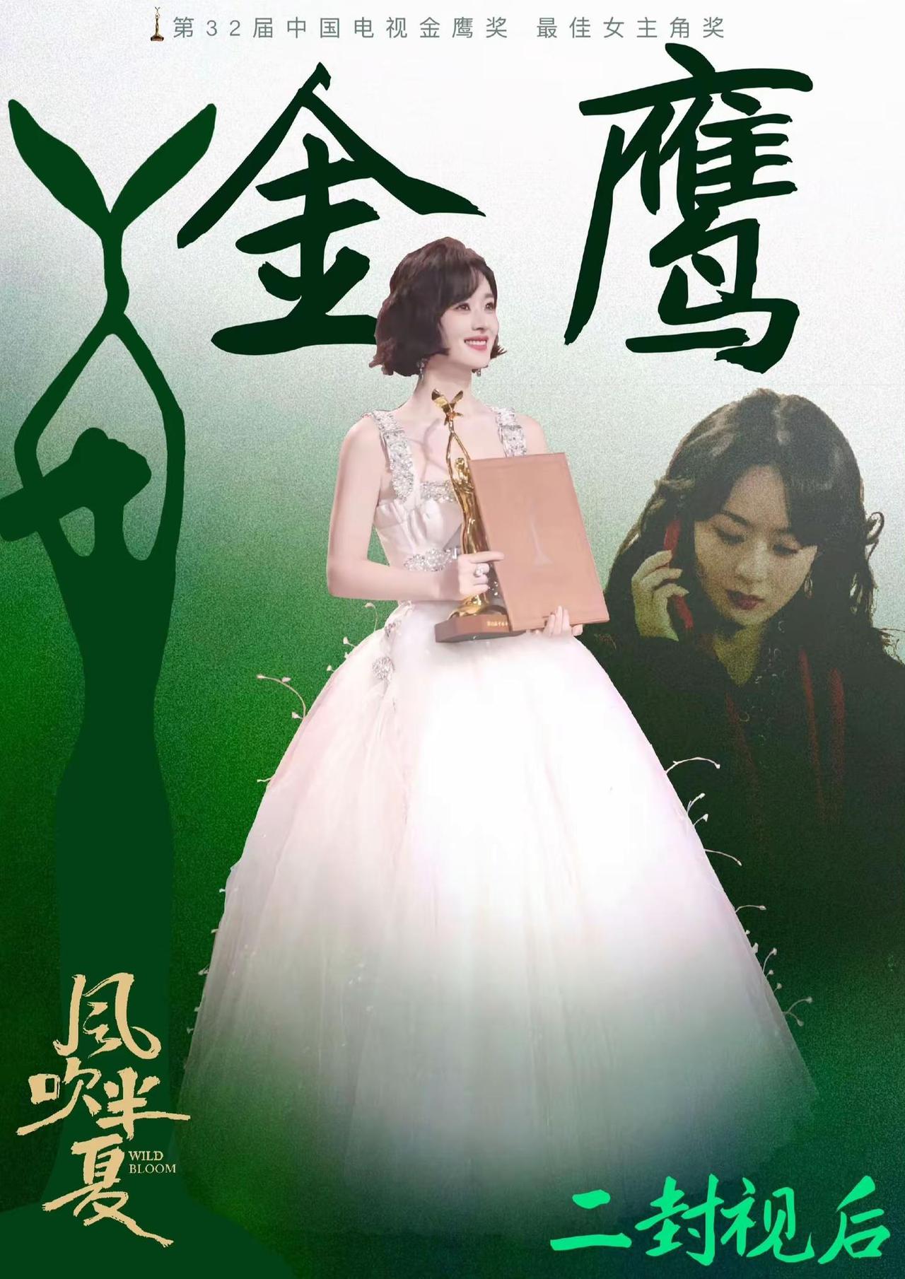 首提即中含金量赵丽颖    一封金鹰二封女神三封亚影四封飞天五封金鹰六封百花七闪