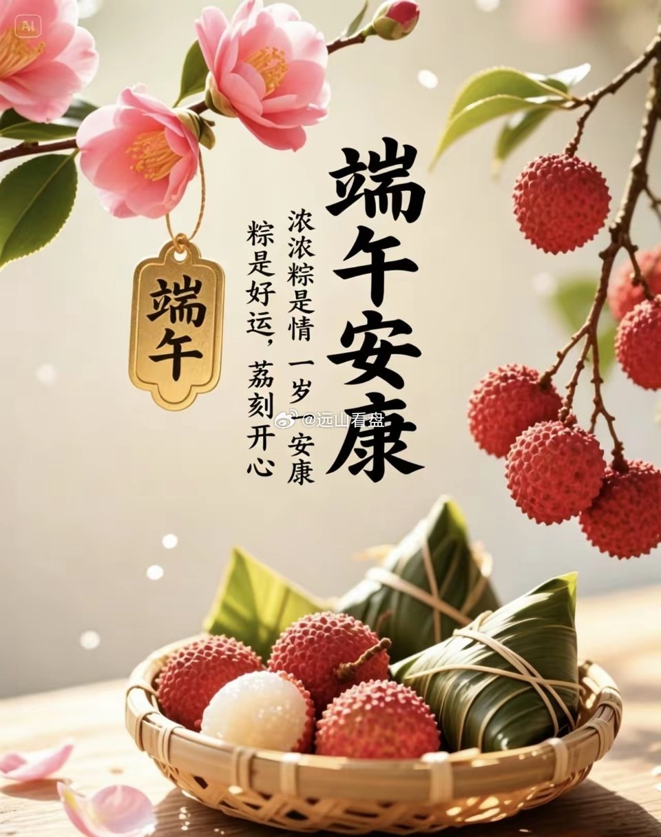🍒一年一端午，一岁一安康，所有美好接“粽”而来🌷一年一端午，一岁一安康。清风