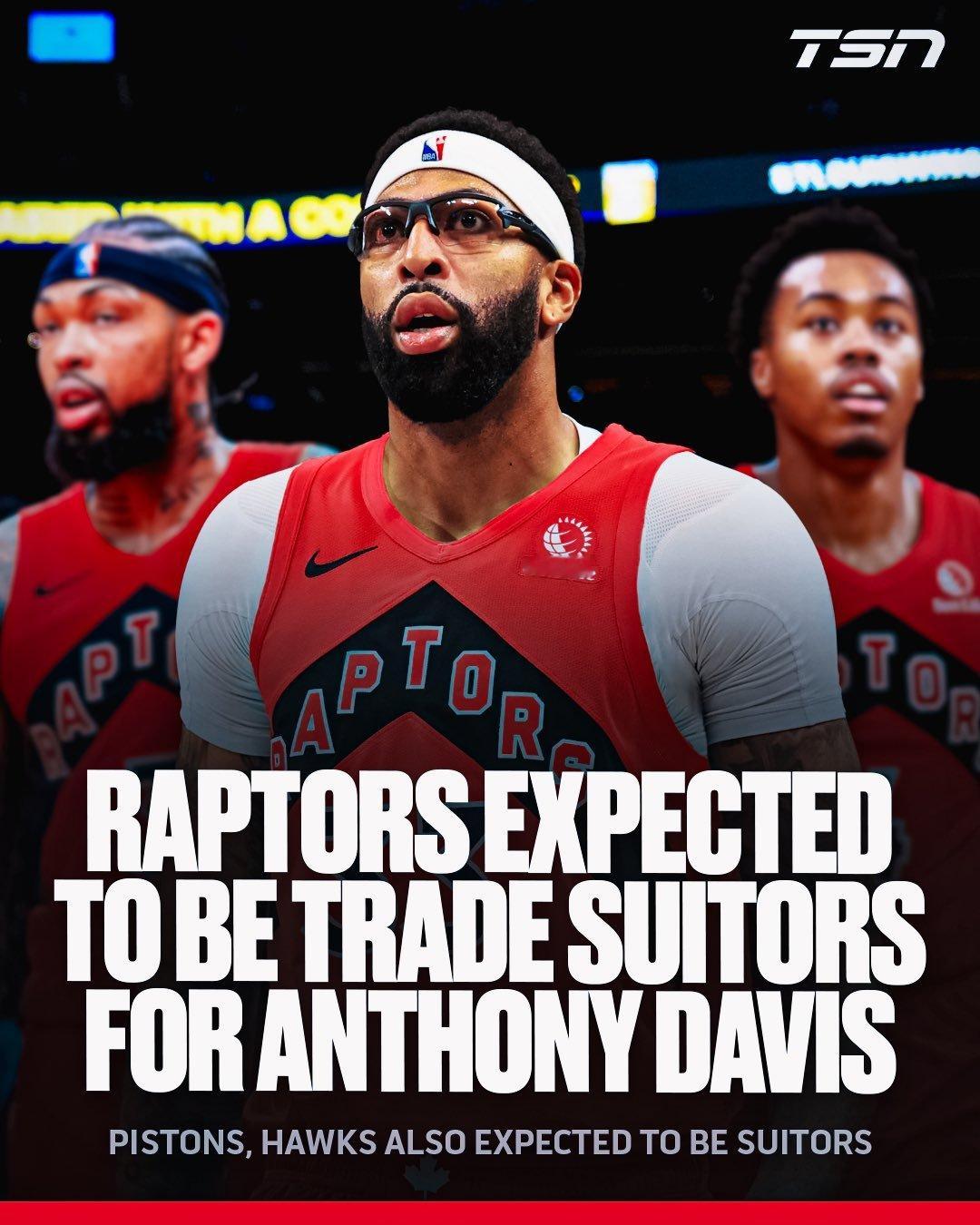 猛龙队有可能签下十届全明星球员安东尼·戴维斯。浓眉团队施压独行侠