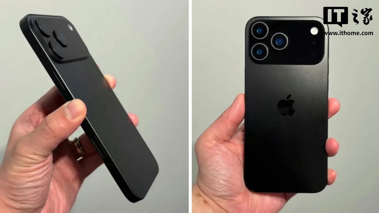最新 iPhone 17 Pro 机模曝光：清晰展示全新“摄