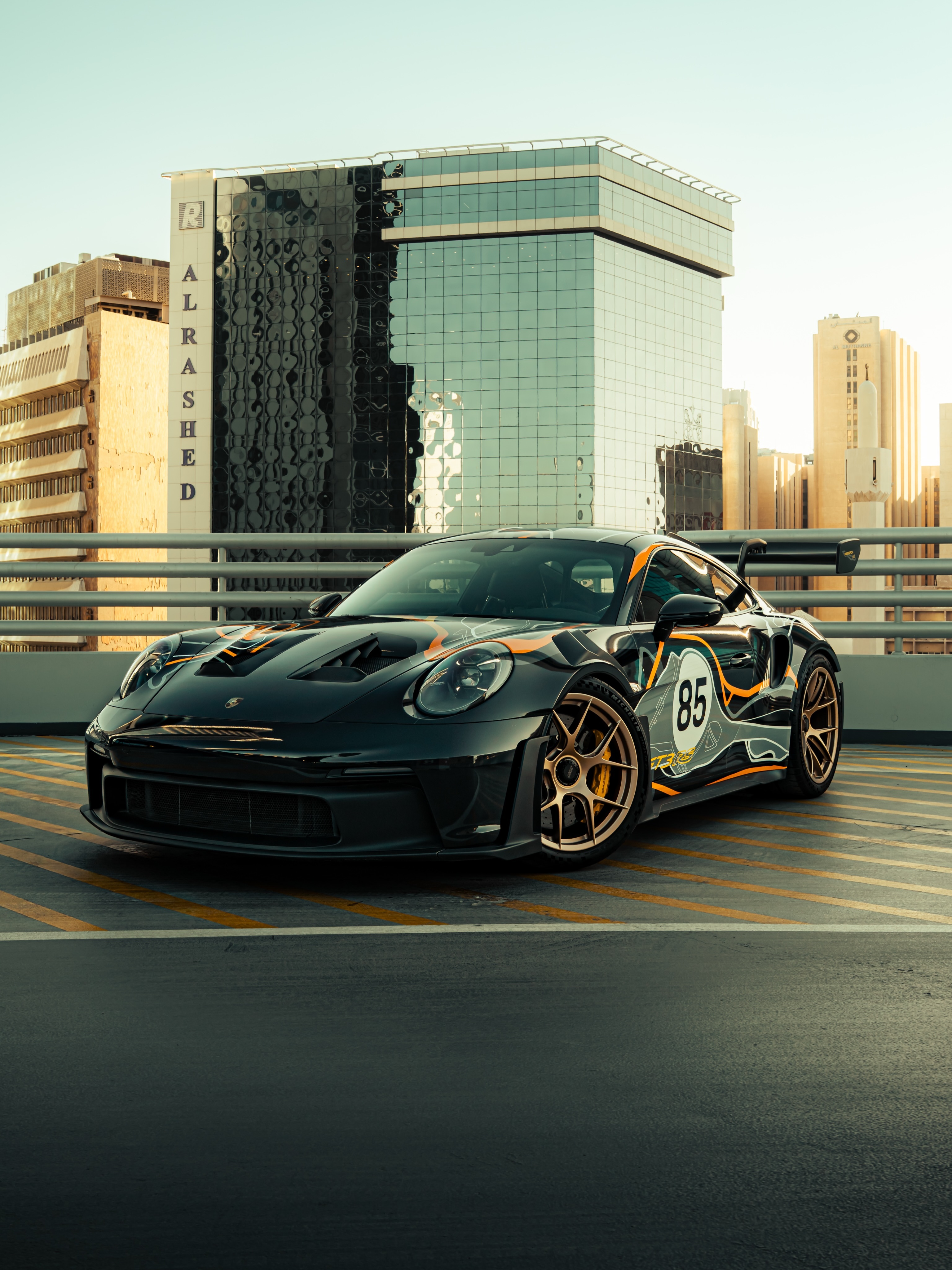 保时捷 Porsche 992 GT3 RS，独特的涂装 ​​​