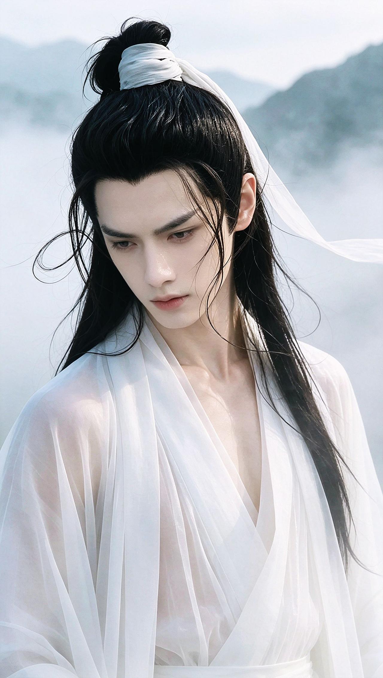 鹿公子，玉无瑕，唇若樱，目若画。
过处留香，言如玉，世间男子，谁堪比？
原创古风