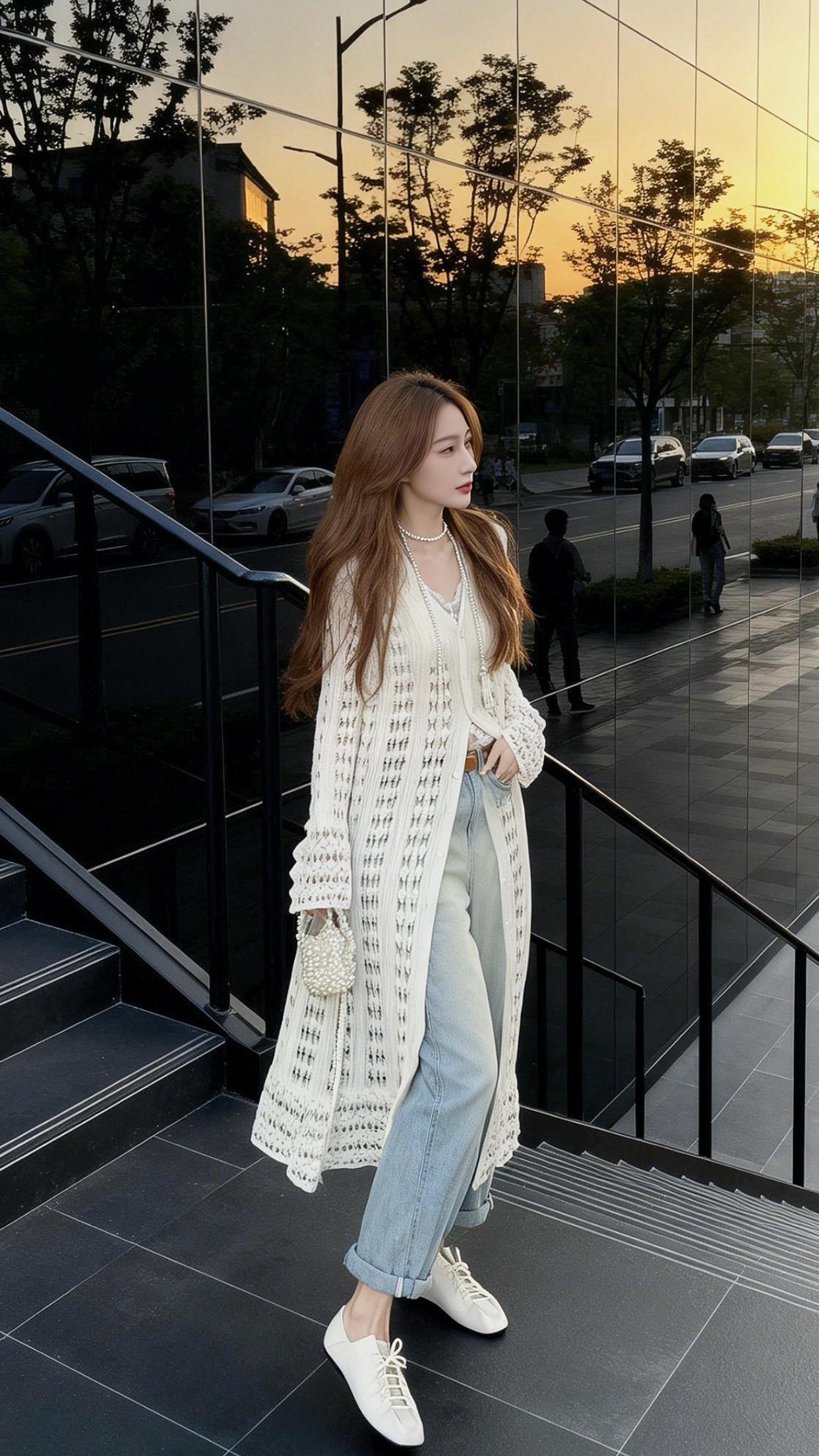 法式穿搭 早春穿搭公式来了 打开春季罩衫穿搭思路 显气色的淡颜韩系穿搭 开春搭配