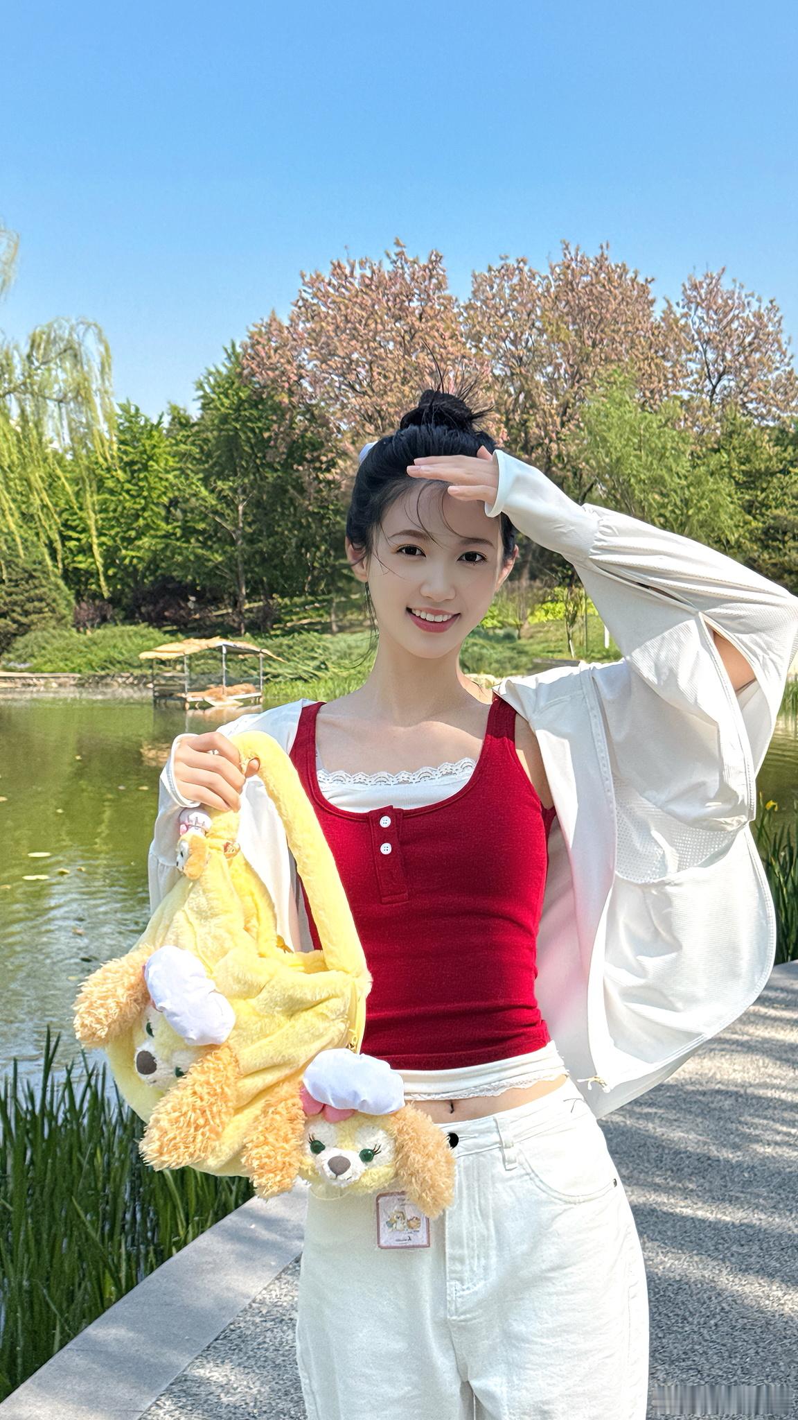 去公园晒太阳啦🍃☀️🌳 ​​​