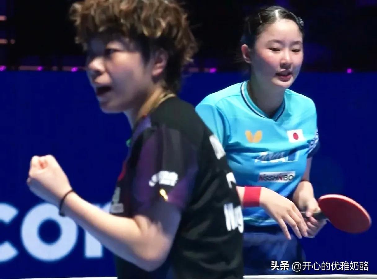 世界杯，令人最高兴的不是孙颖莎、王曼昱、王艺迪三人晋级，而是日本队三大女主力要提