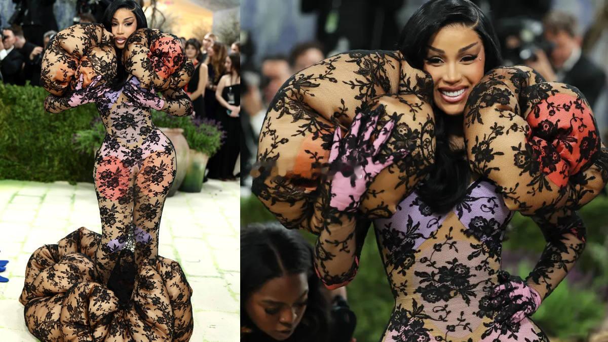 MetGala｜MetGala红毯Cardi B 身着 Marc Jacobs 