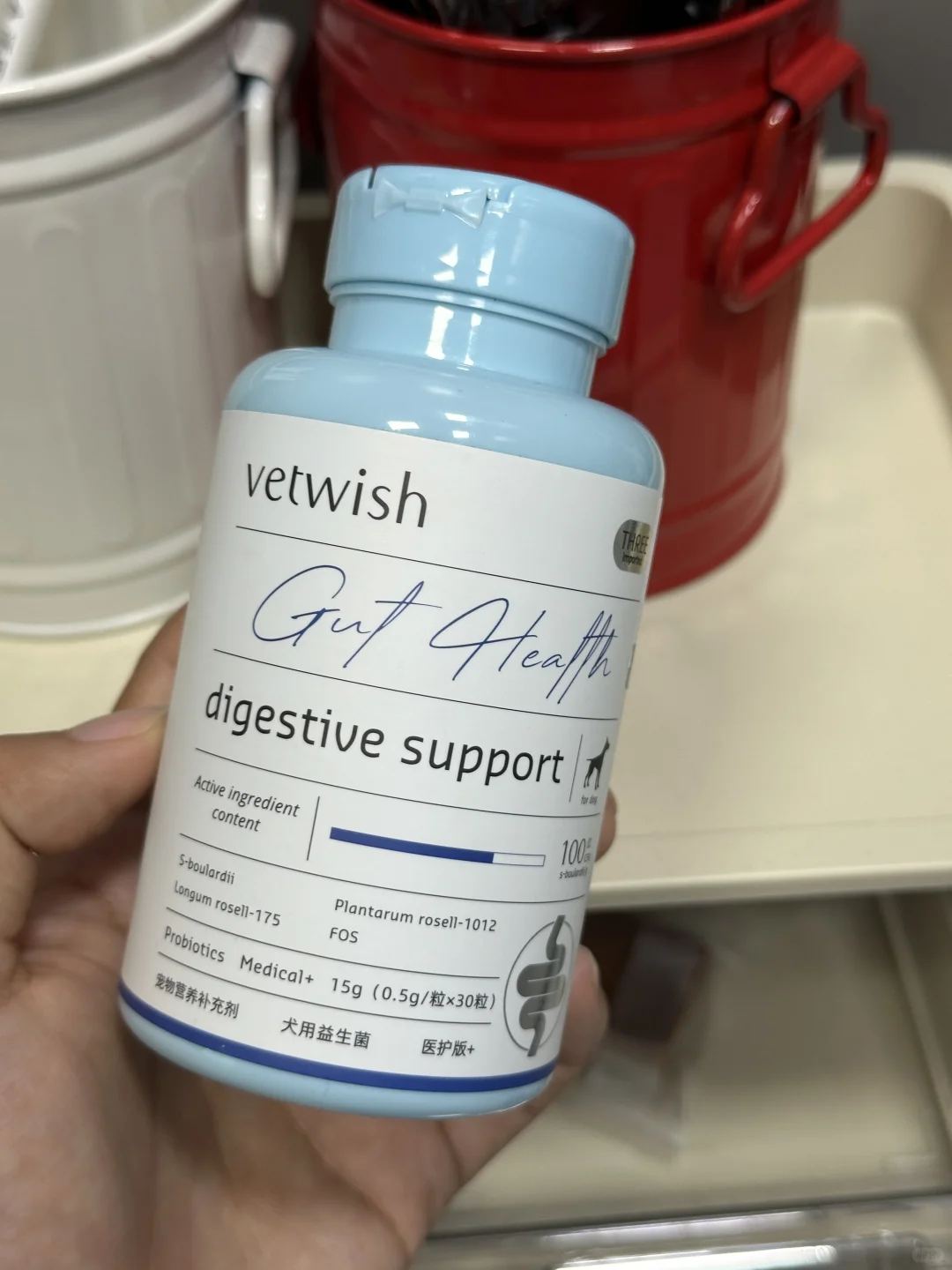 新手养狗，被迫喂了狗狗益生菌