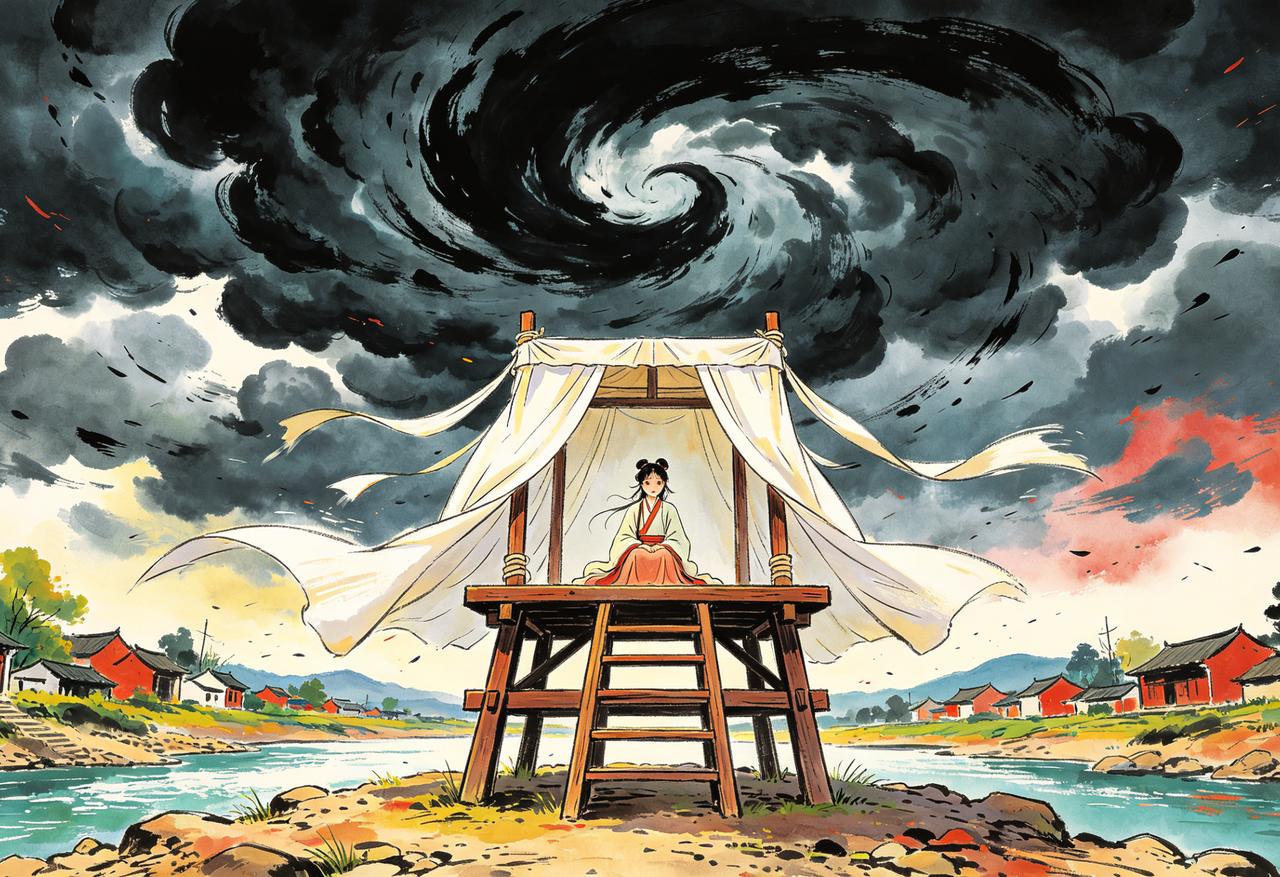 驱龙致雨
 
古时候求雨的手段，残忍到让人后背发凉！竟拿无辜的黄花闺女当成诱饵引