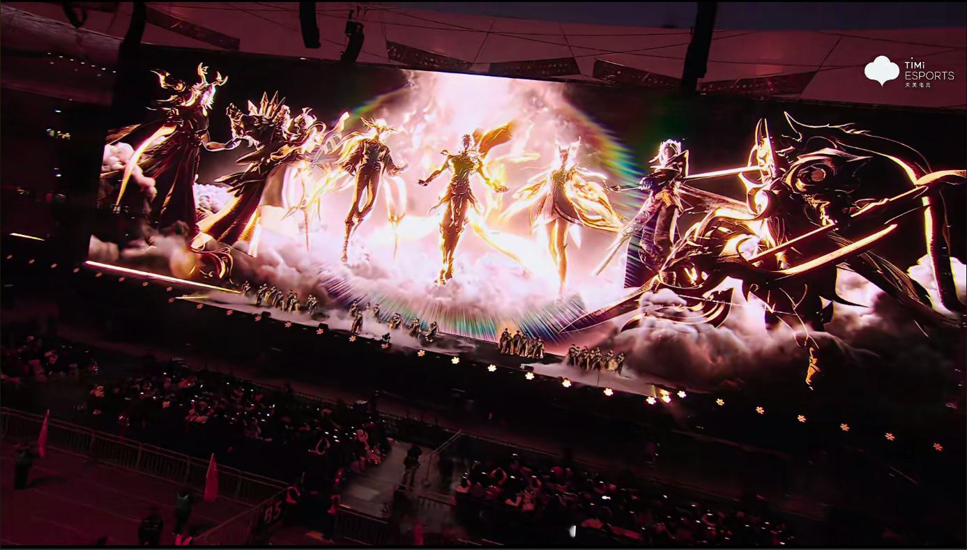 KPL总决赛 开幕式太燃了！AR光影在鸟巢交织，期待今晚精彩对决！ ​​​