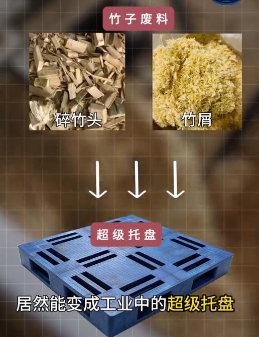 竹废料逆袭大翻盘！中国科研突破，废竹屑变身能扛起小汽车的超强工业托盘
 
我国竹