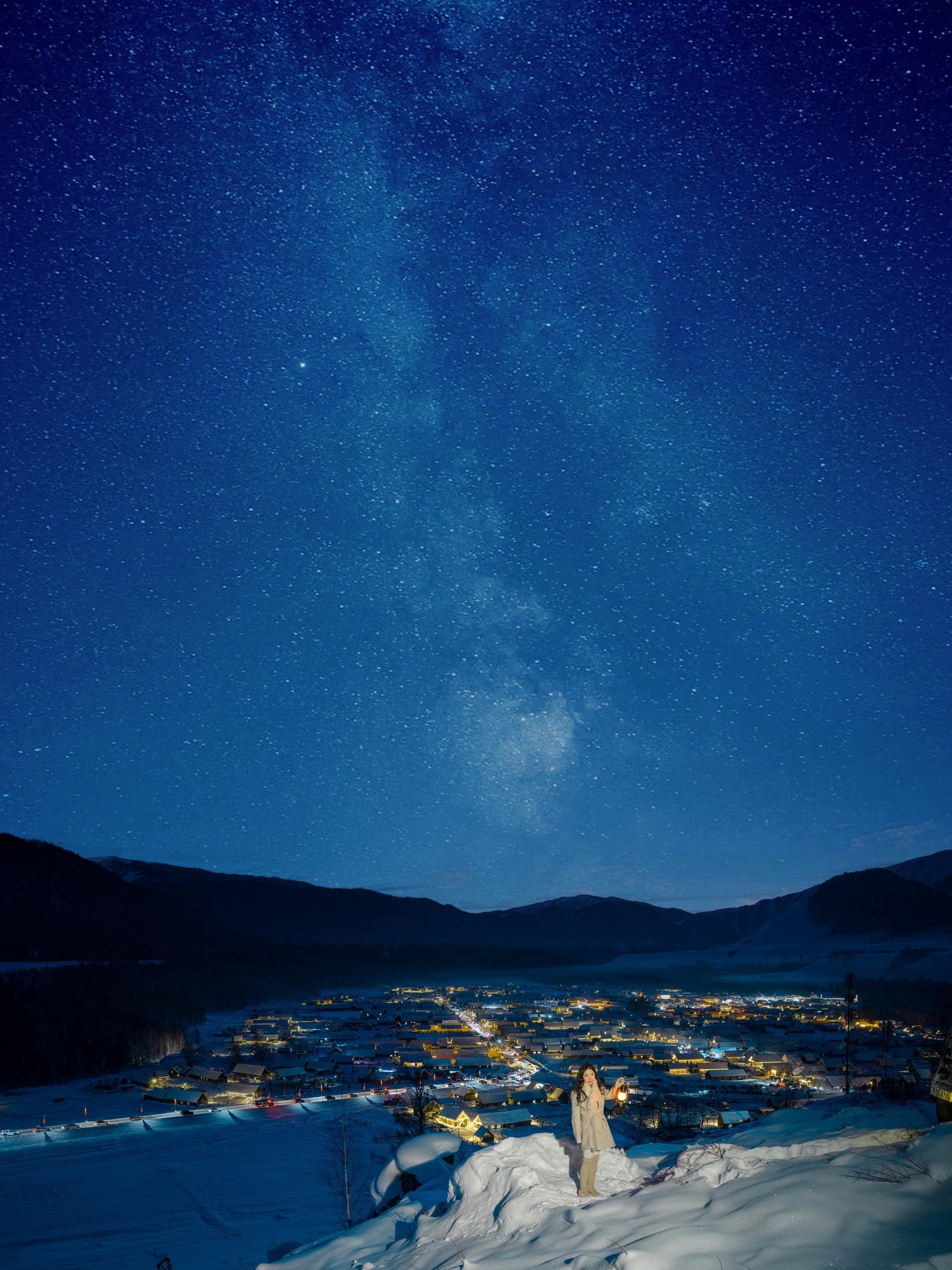 不管过去多久，都会记得禾木的雪夜。