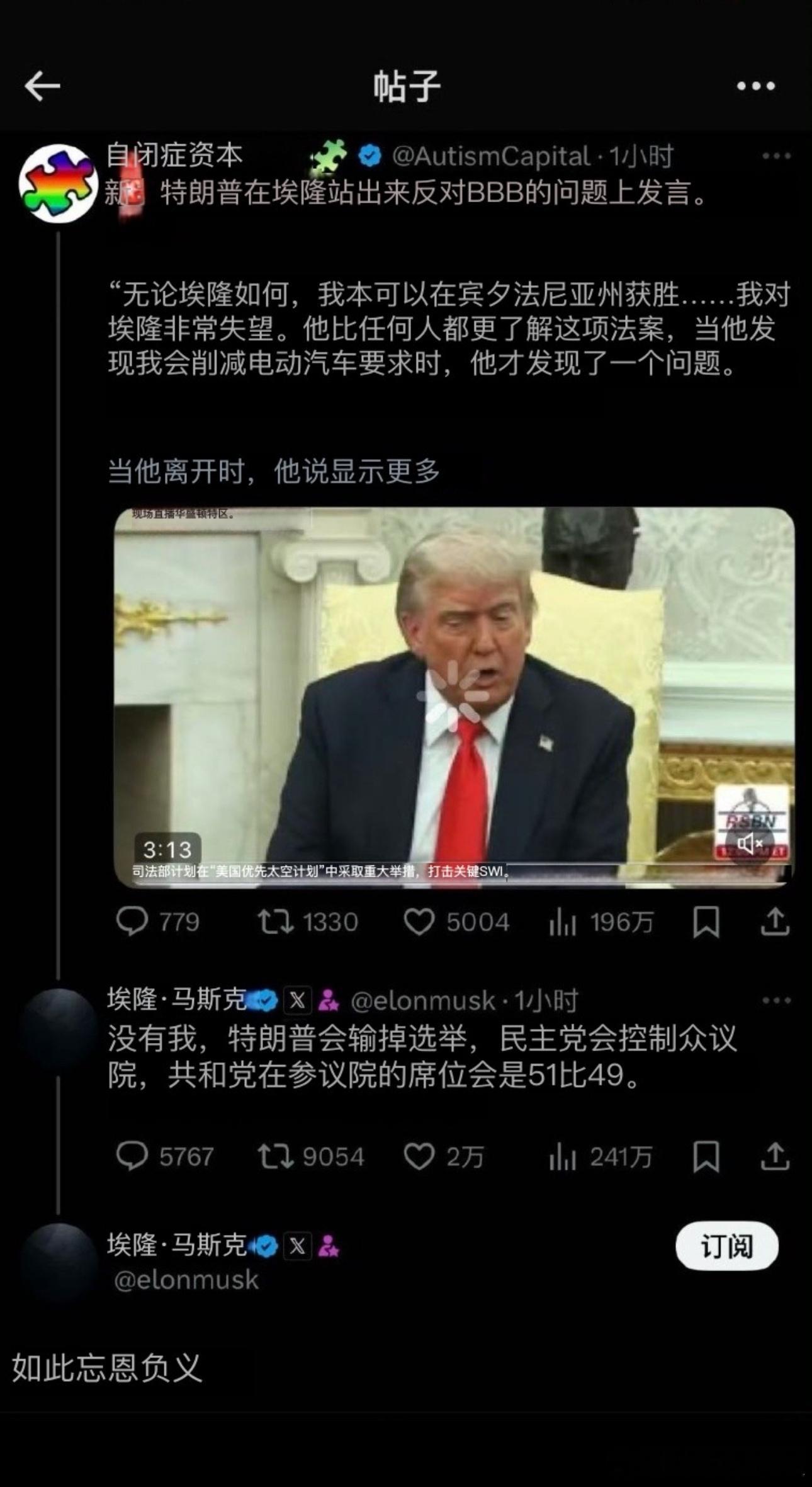 蒜鸟、蒜鸟～都不容易～你搞不赢他滴！Elon，还是把精力放回特斯拉吧先稳住基本盘