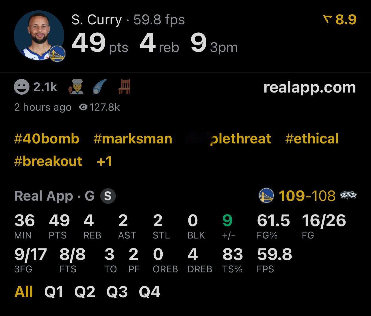 实不相瞒，直到现在，只要一想到库里现在在我主队里，我都忍不住暗爽
