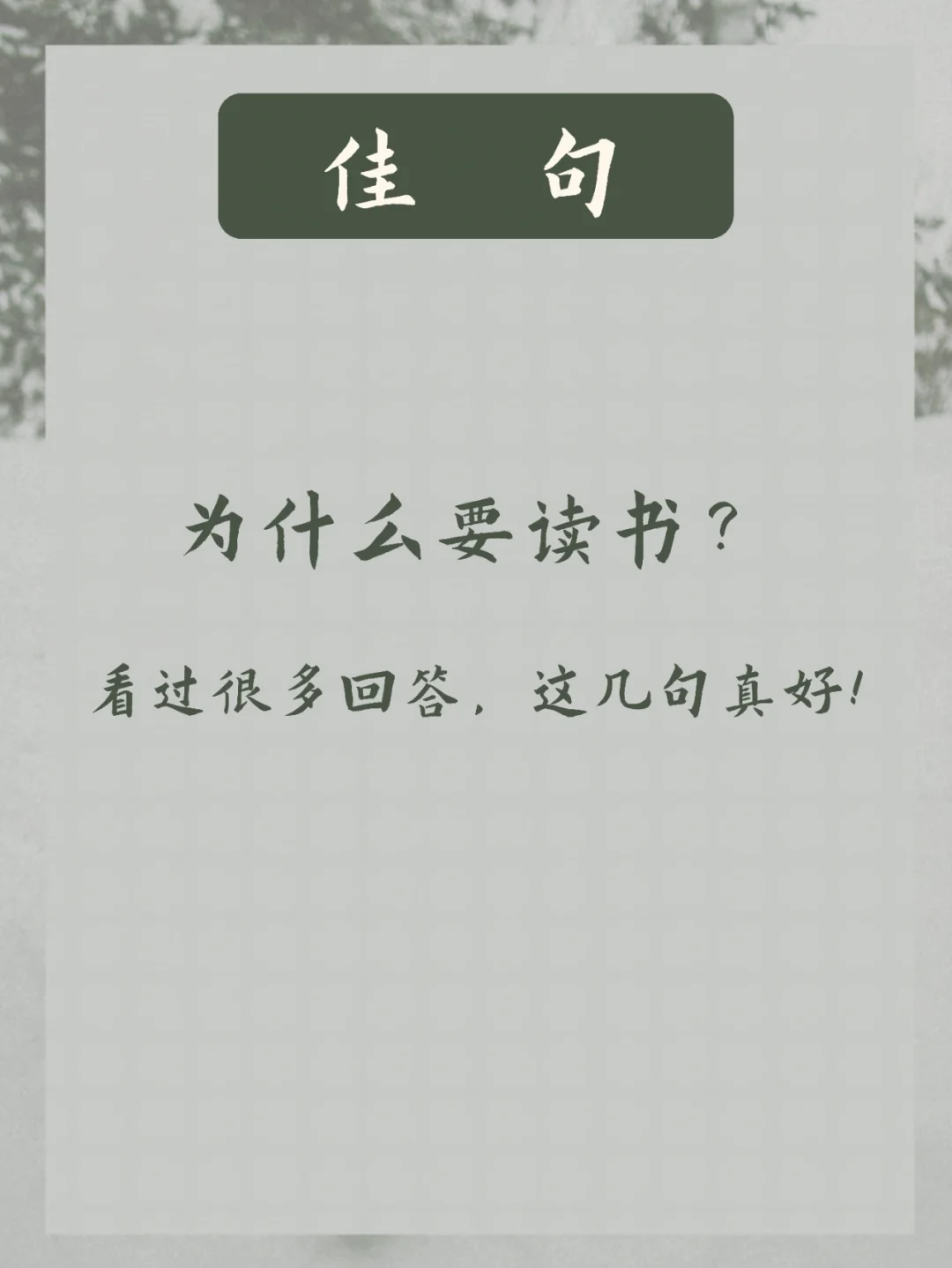 世界读书日 | 万般唯有读书高