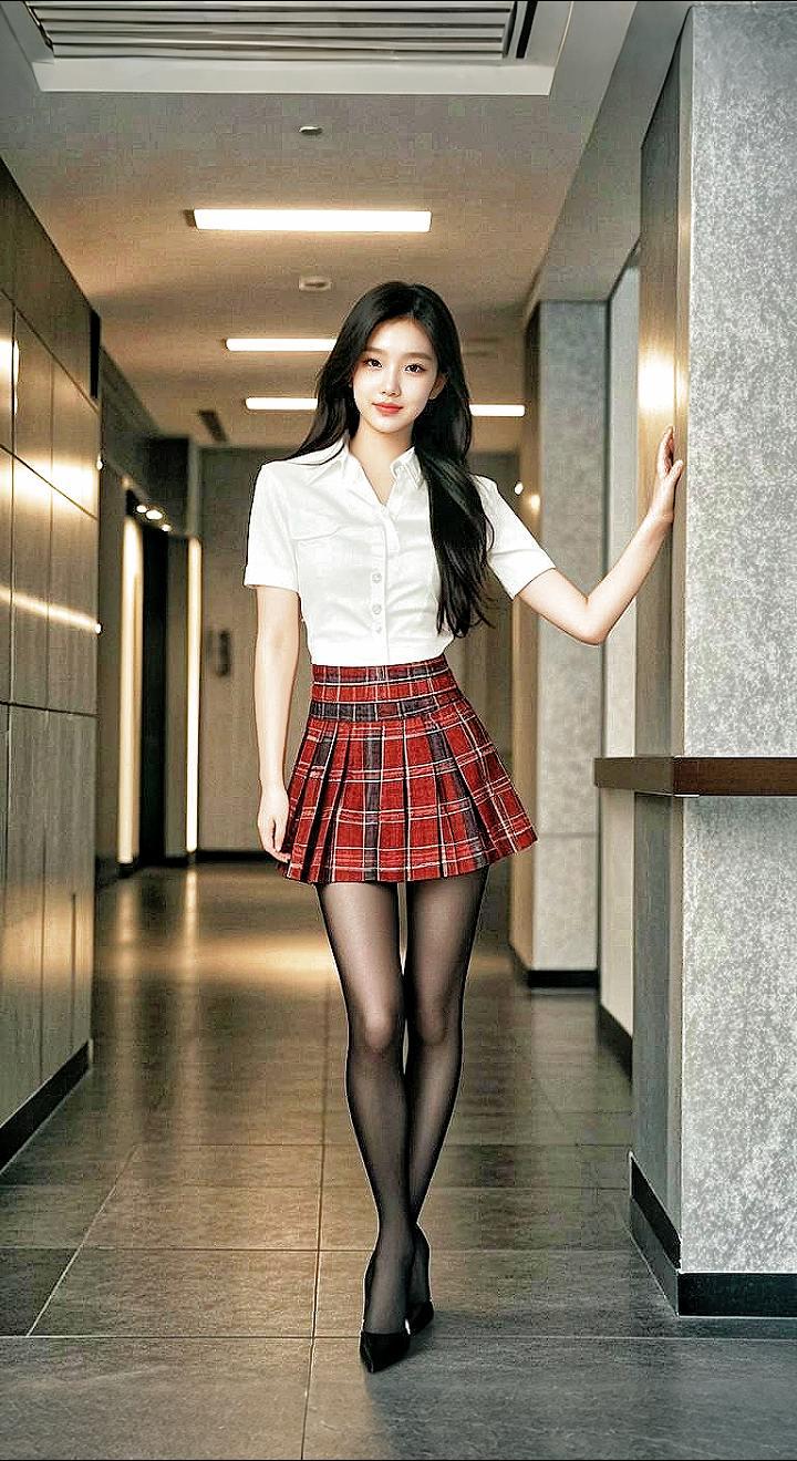 AI扩图 AI白衫娇影