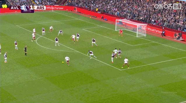 厄德高远射质量很高！被大马丁极限扑出！！！阿斯顿维拉vs阿森纳 英超联赛