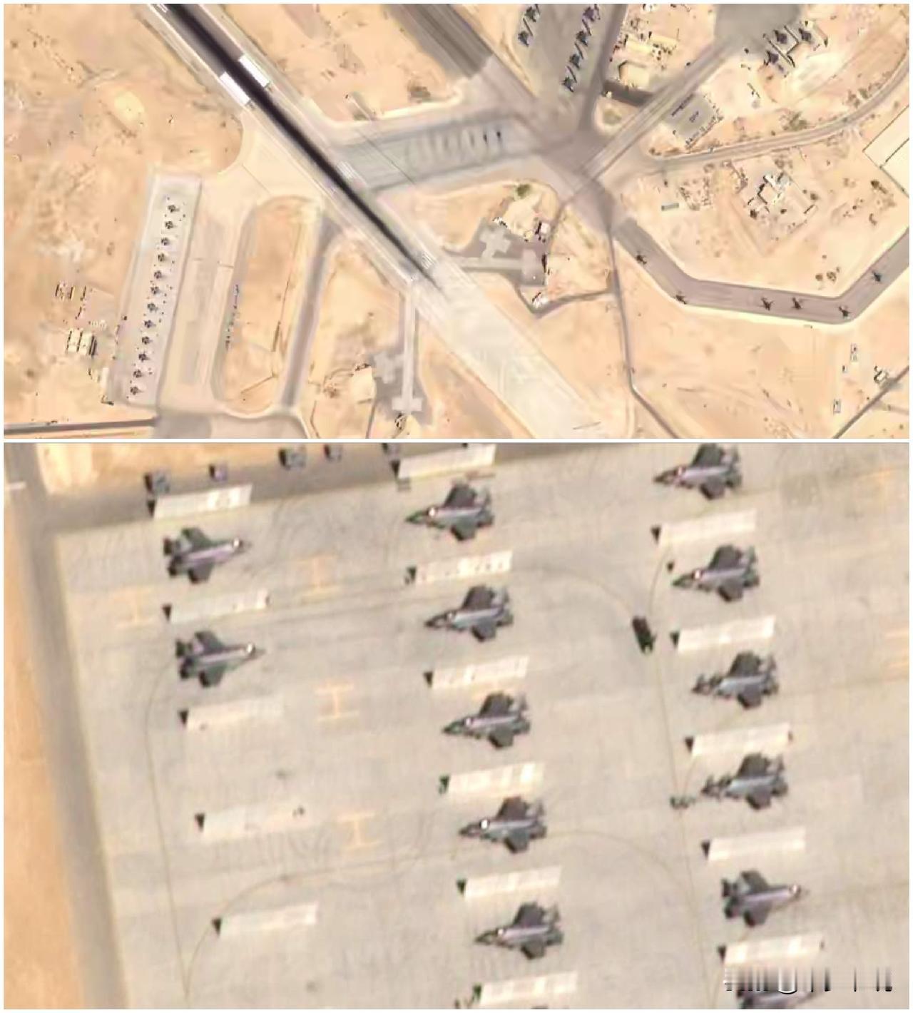 大战一触即发，美军在伊朗周边部署大量战机随时发动对伊朗打击行动
根据商业卫星拍摄