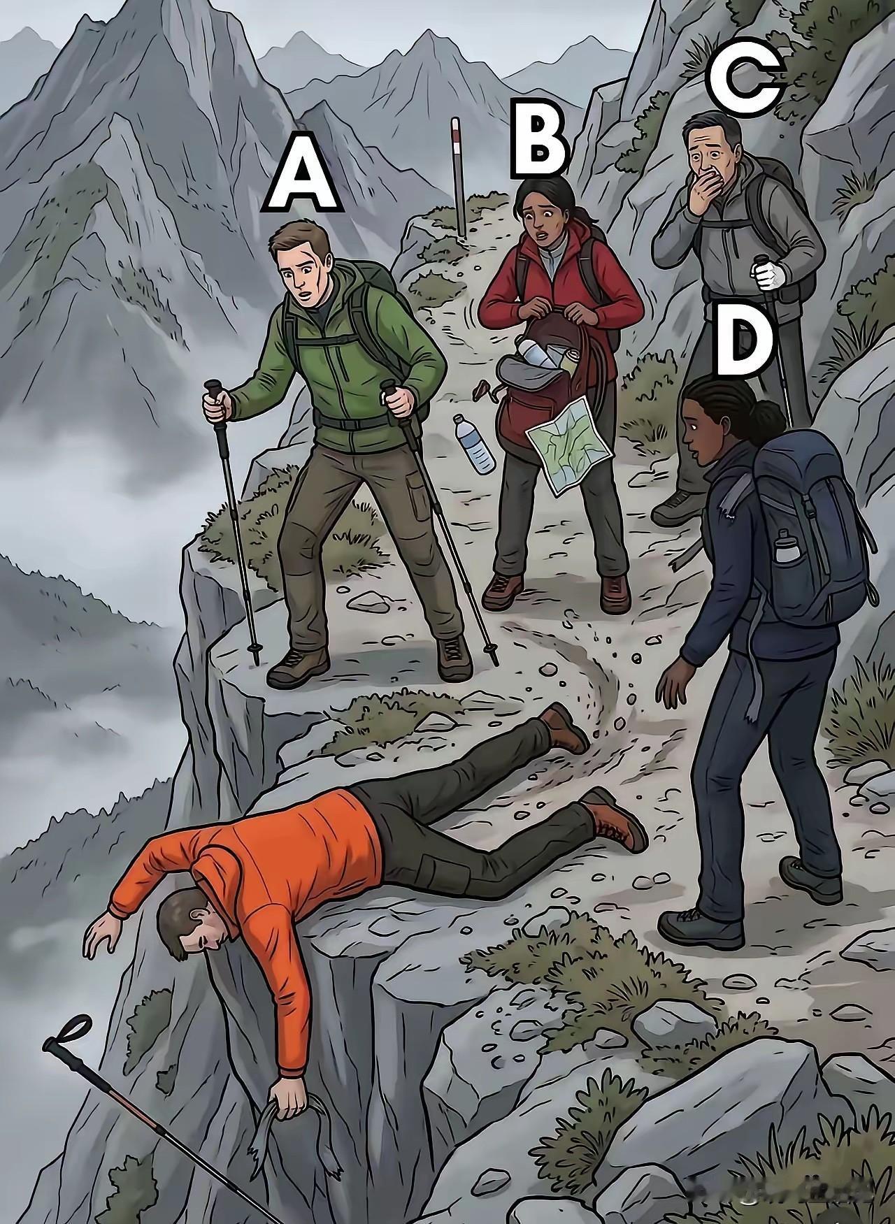 推理，四人中谁的嫌疑最大？