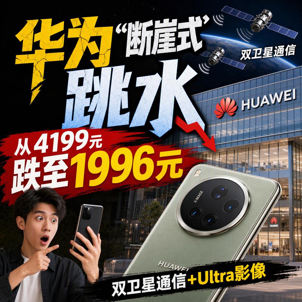 很多人以为，旗舰机一上市只会越卖越贵。可华为Nova14 Ultra偏不是，41
