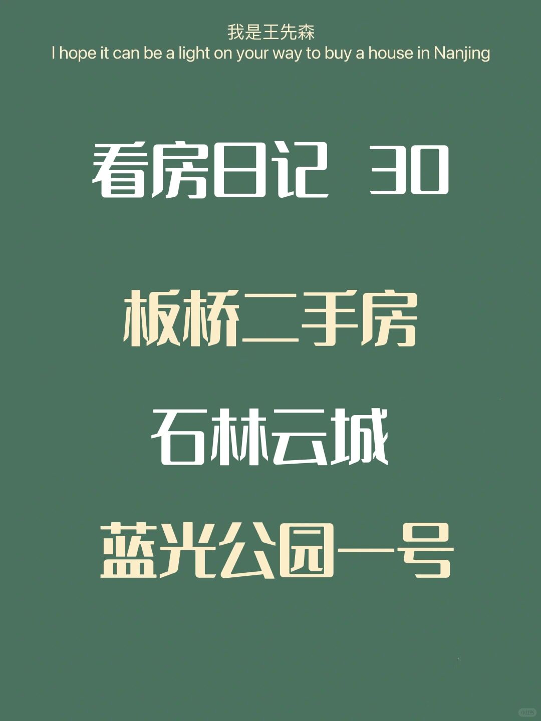 南京买房 看房日记30 板桥篇 两个小区记录
