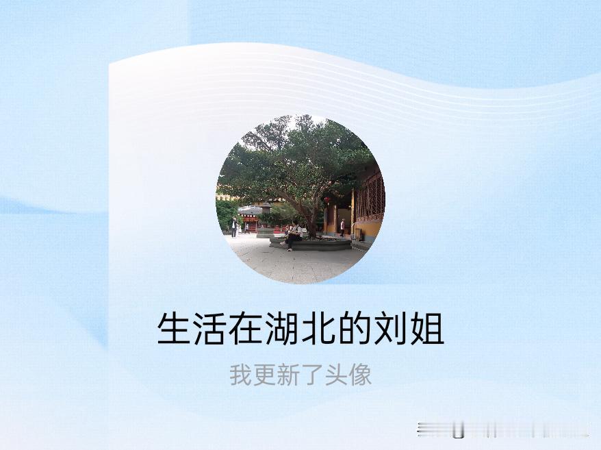 快来看看我新换的头像吧