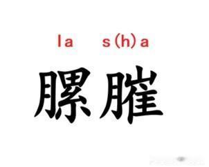 络腮胡子，南通大部分地区的方言，都叫”䐯膗 胡子“，前二字如皋读”赖筛“，金沙话