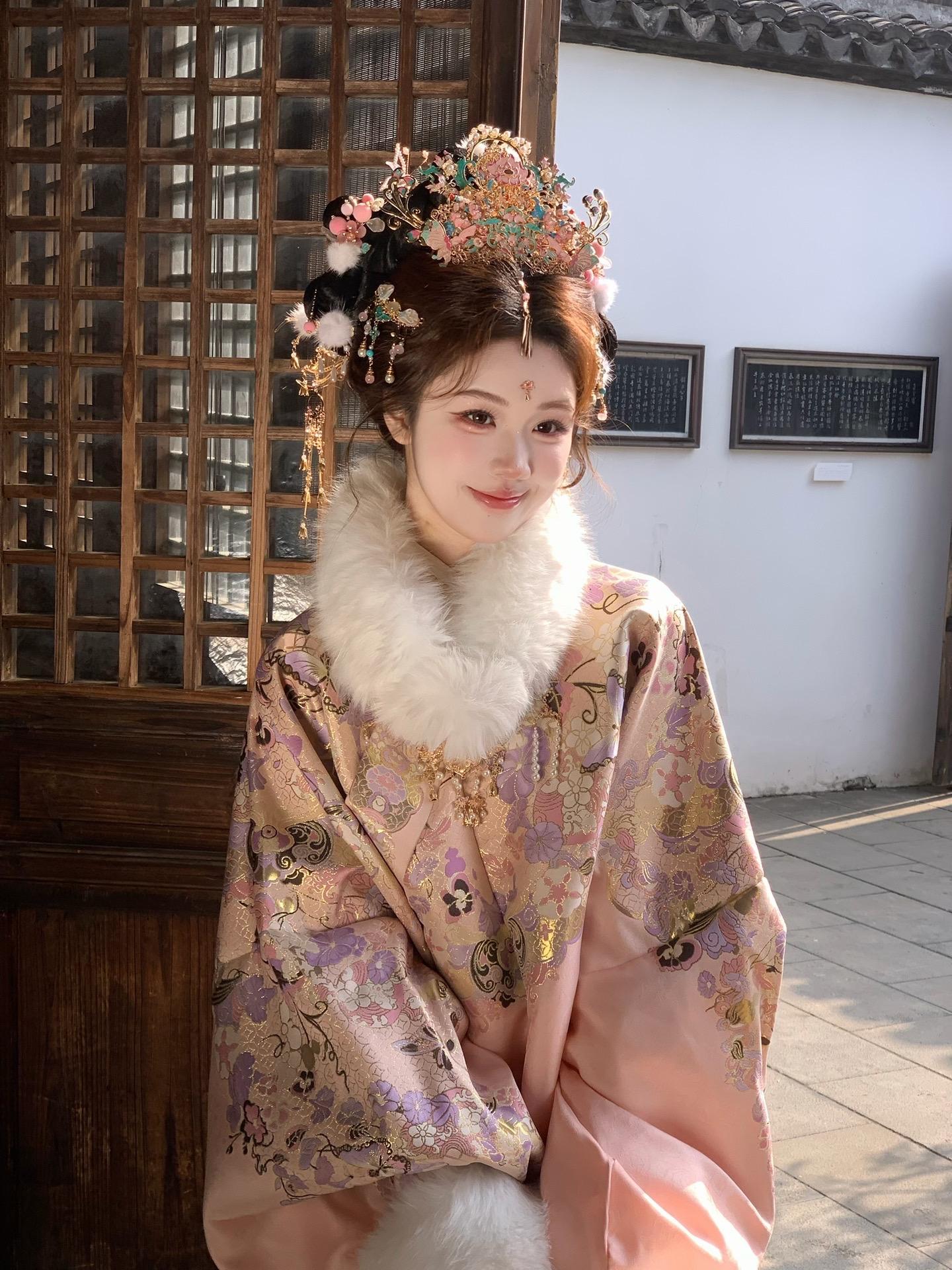 粉色汉服真的太甜辣～