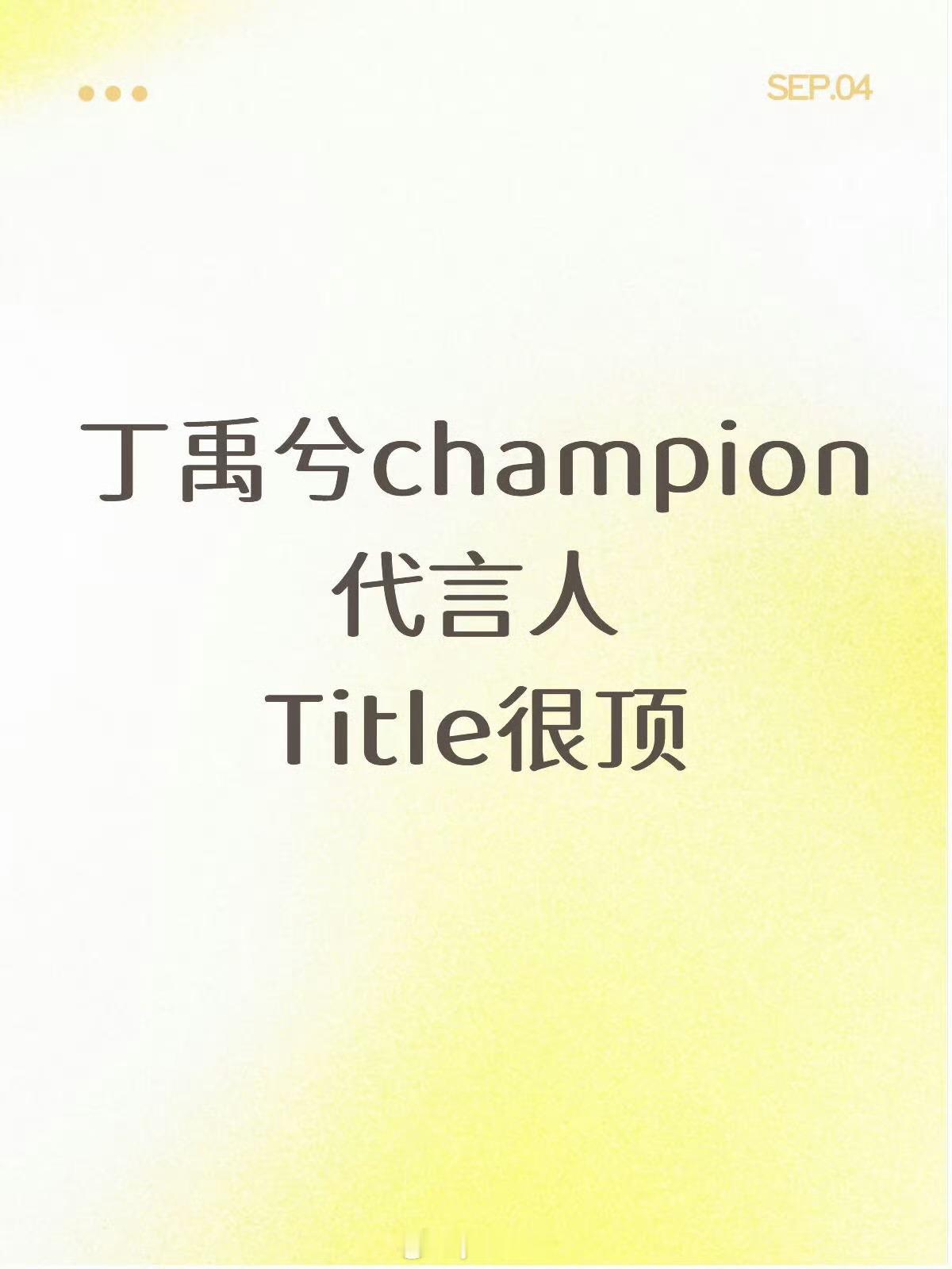 丁禹兮商务➕1 ​​​