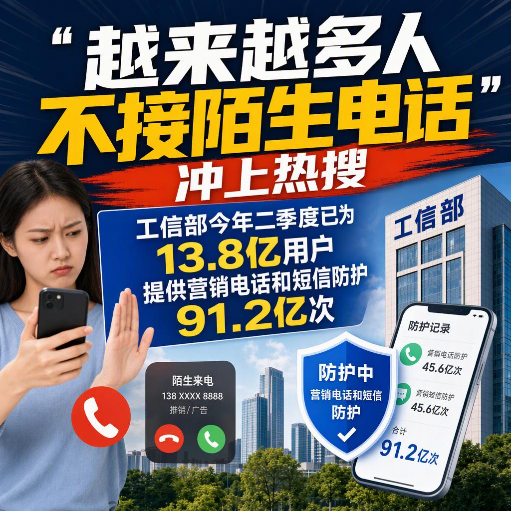 问大家一个问题：手机响起来，一个陌生号码，你接还是不接？
最近“越来越多人不接陌
