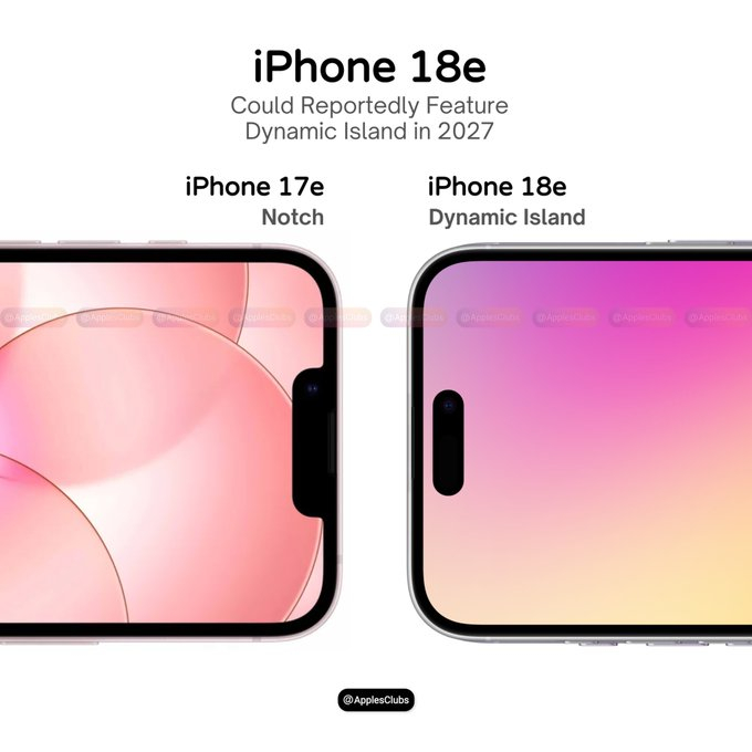 iPhone18e曝光 这次iPhone18e搞不好也可以上岛了（当然对于苹果来