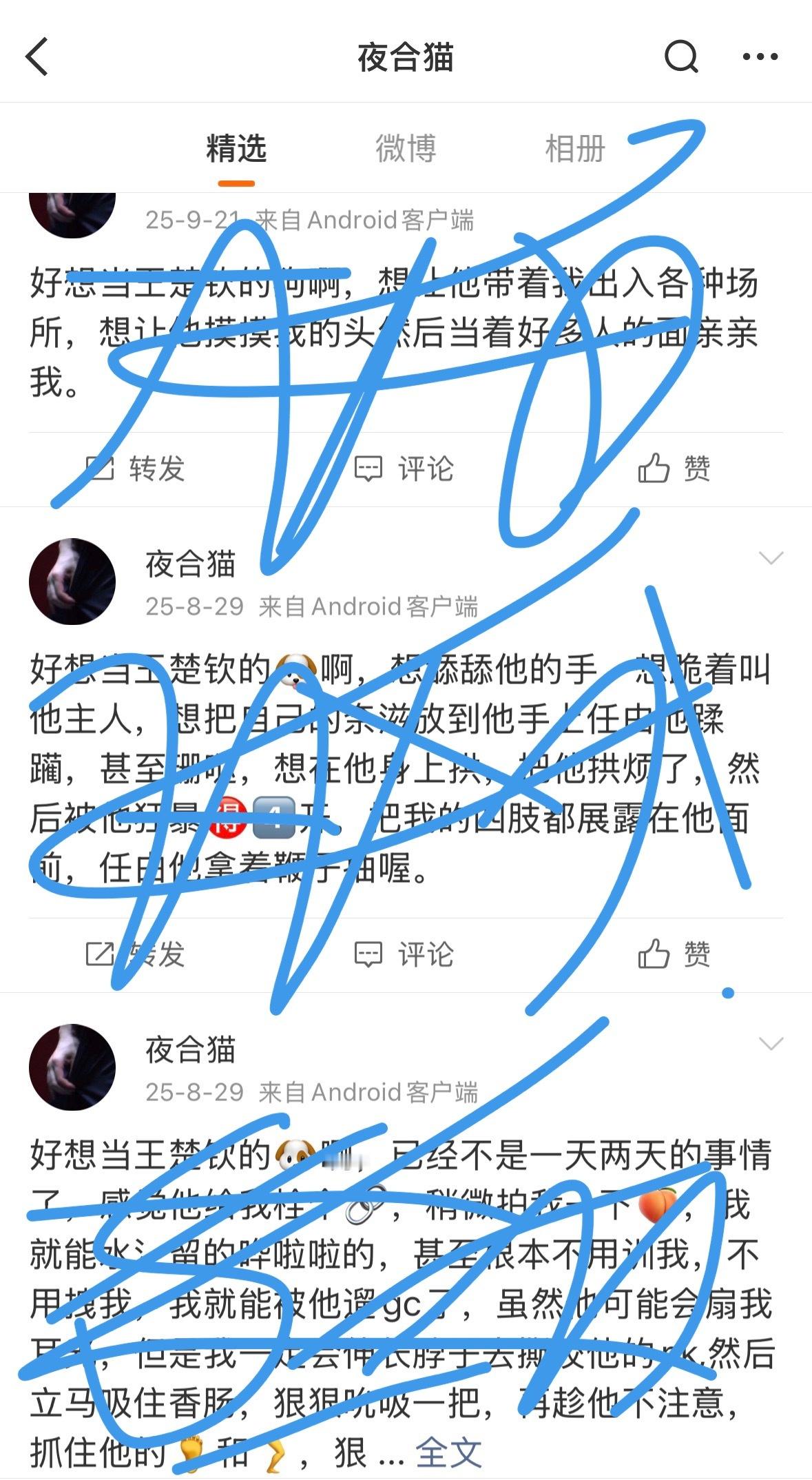 事实上：王楚钦梦女们诸如夜合猫之流幻想的事，王楚钦每天都在对着美娜做，那是爱侣才