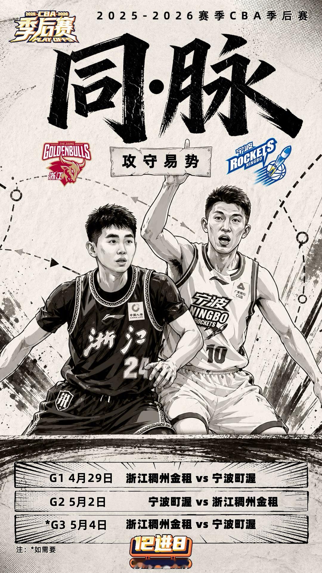 cba季后赛 12进8下半区今晚上演，还会有下克上吗？青岛与山西第二次在季后赛相